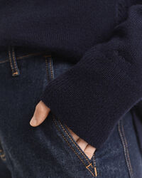 Weicher Rollkragenpullover aus Wolle mit Kaschmiranteil