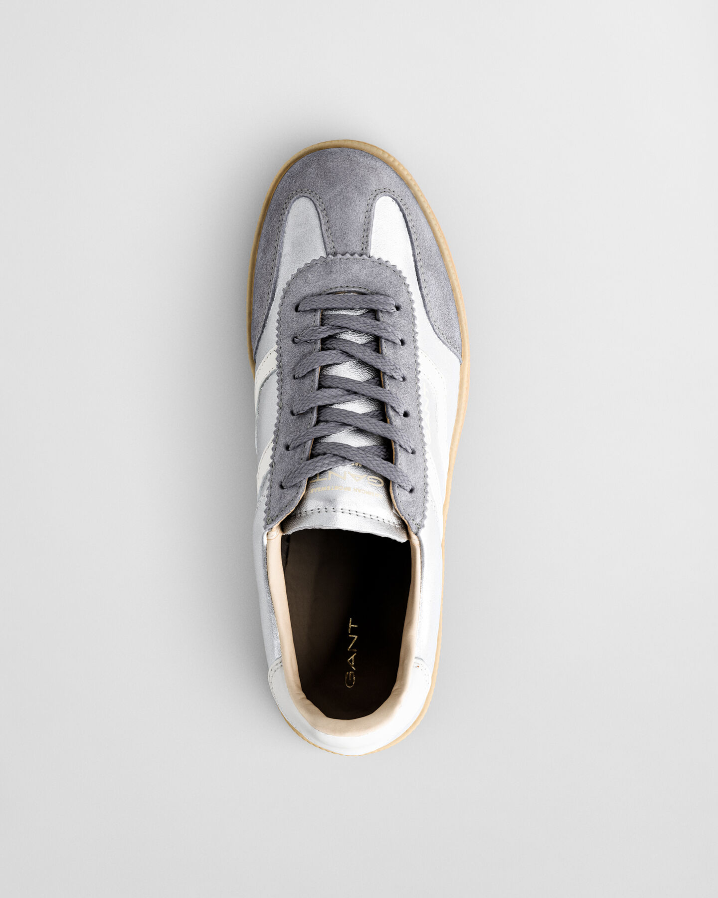 Cuzima Sneaker aus Metallic-Leder