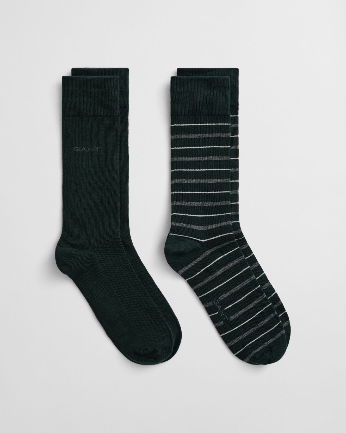 2er-Pack Socken mit bunten Streifen in Geschenkbox