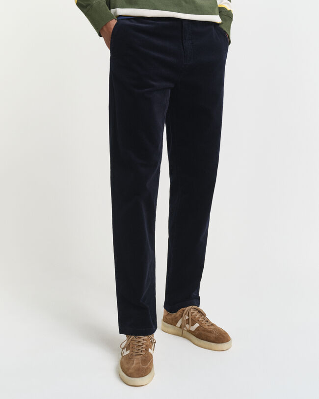 Regular Fit Cord-Chinohose