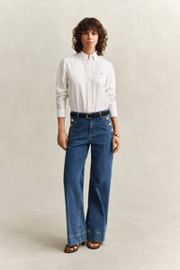 Regular Fit Classic Oxford-Bluse