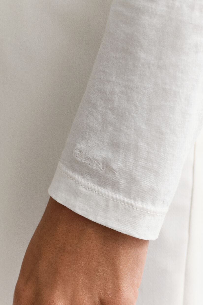 Langarm-Shirt aus Baumwolle