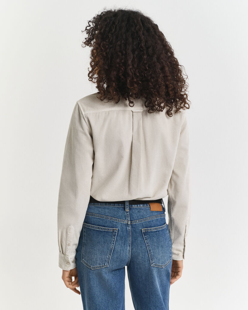 Regular Fit Cordbluse