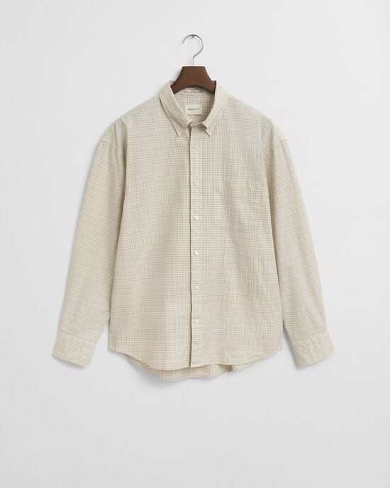 Oversized Fit Luxury Oxford Hemd mit Karomuster