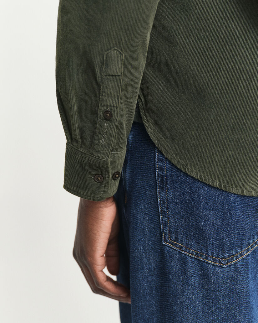 Regular Fit Cordbluse