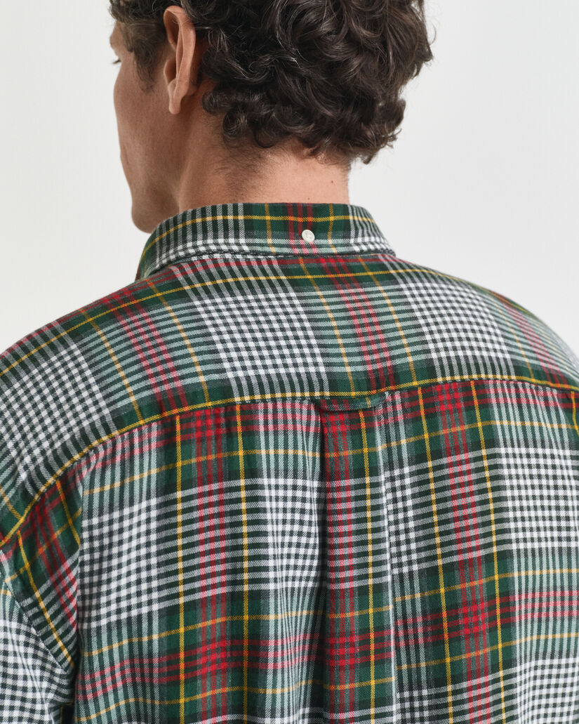 Leichtes Relaxed Fit Twill Hemd mit Karomuster