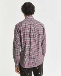 Regular Fit Twillhemd mit Vichy-Karo