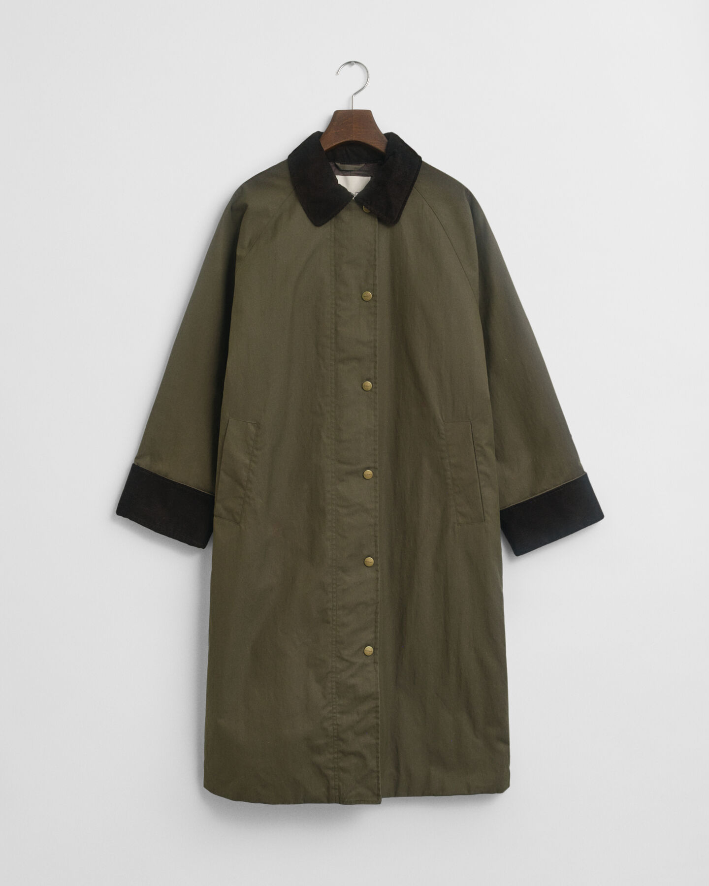 Waxed Cotton Kurzmantel