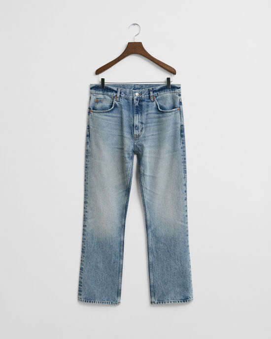 Bootcut Jeans mit Vintage-Waschung