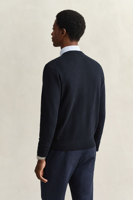 Rundhalspullover aus Baumwolle