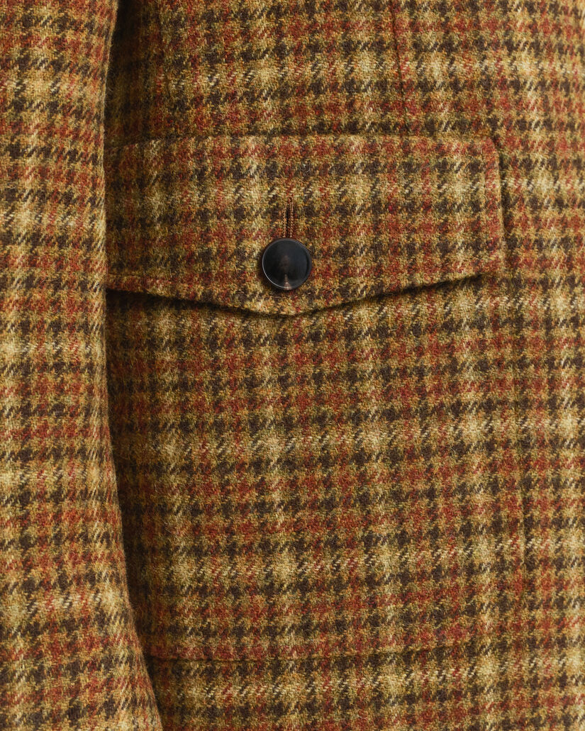 Relaxed Fit Tweed-Sakko mit Karomuster