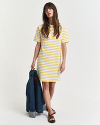 Breton Striped T-Shirt-Kleid