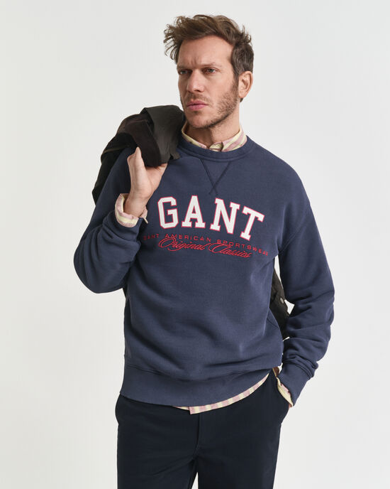 Collegiate Graphic Rundhals-Sweatshirt