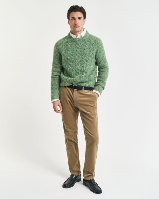 Slim Fit Cord Chinohose