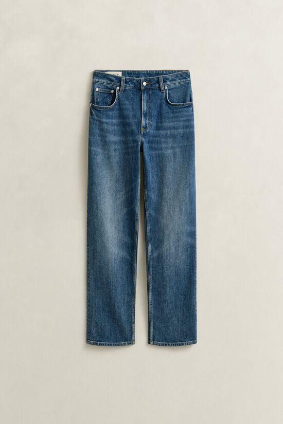 Stretch-Jeans mit geradem Bein