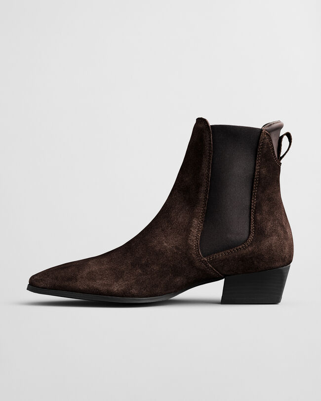 Bassotte Stiefel aus Veloursleder