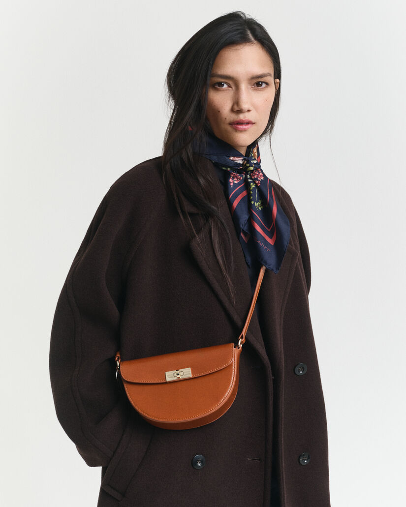 Schultertasche aus Leder