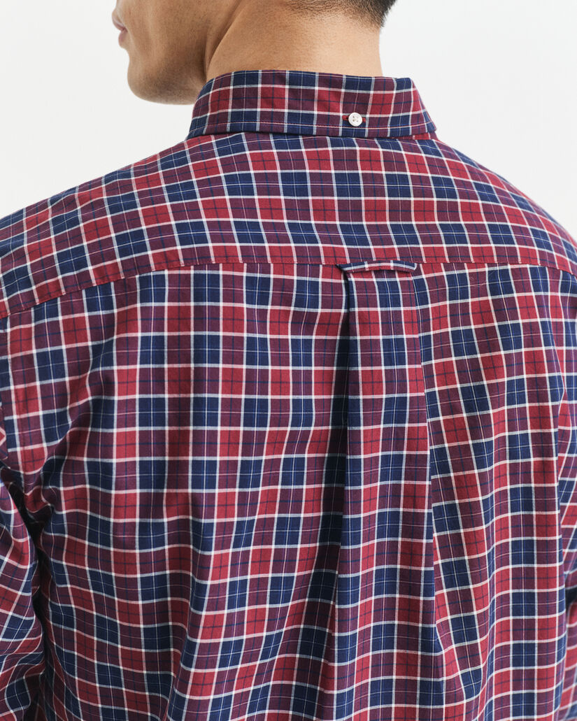 Regular Fit Classic Popeline Hemd mit Karomuster
