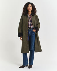 Waxed Cotton Kurzmantel