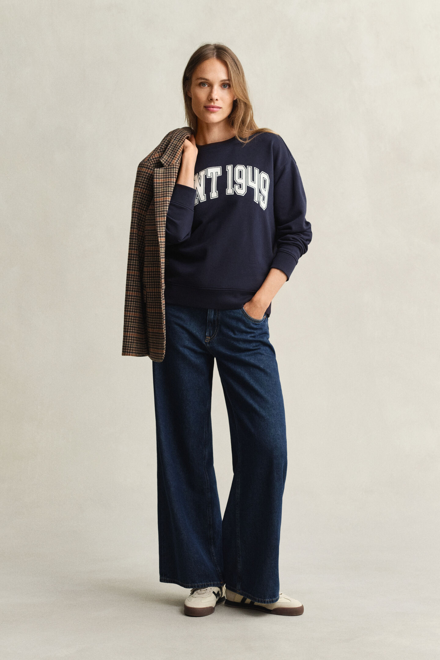 Graphic Rundhals-Sweatshirt