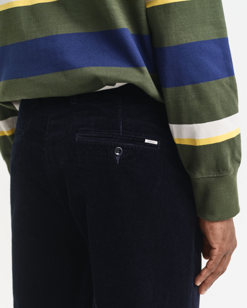 Regular Fit Cord-Chinohose
