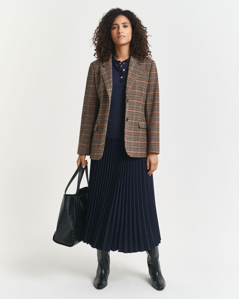 Nahtloses Langarm-Poloshirt mit Kn&ouml;pfen