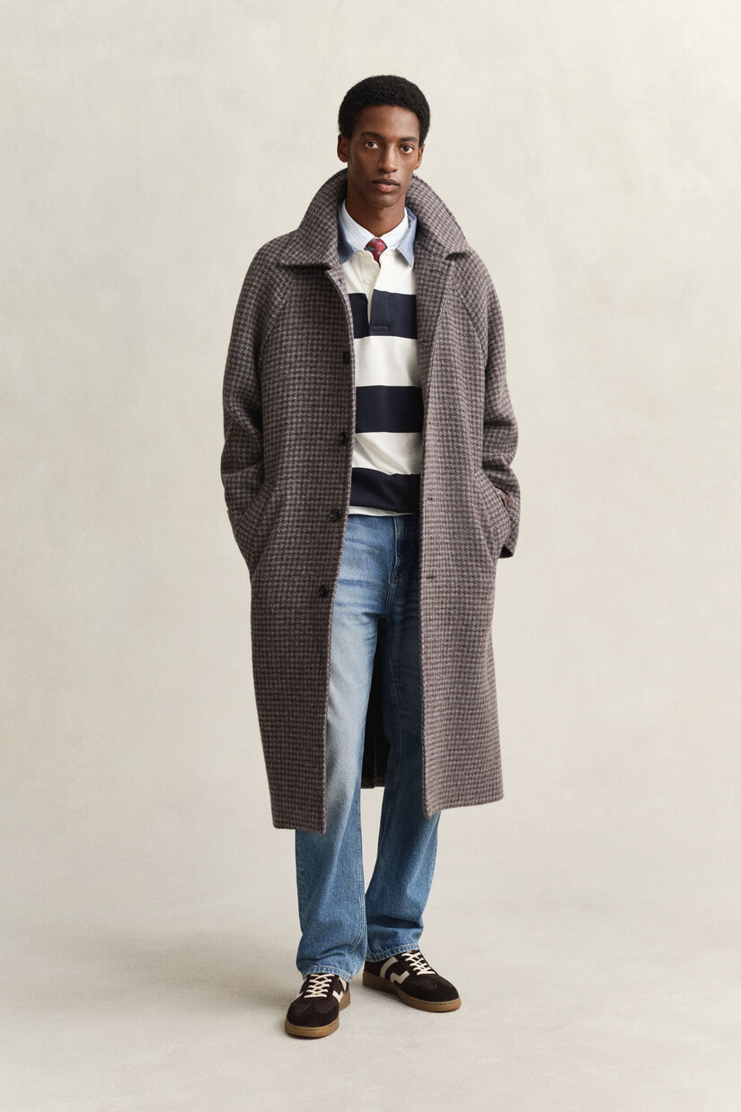 Gestreiftes Heavy Rugger mit Chambray-Kragen