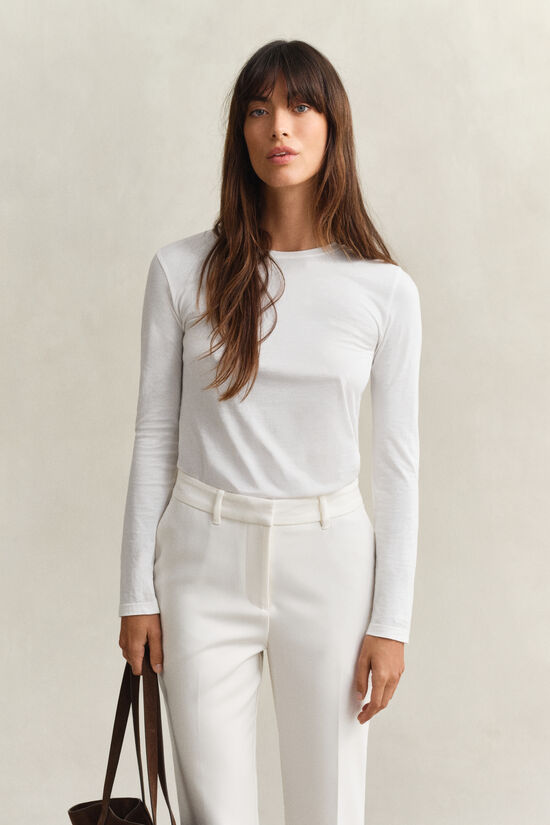 Langarm-Shirt aus Baumwolle