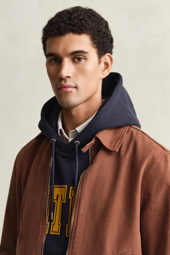 Jacke aus Baumwollcanvas