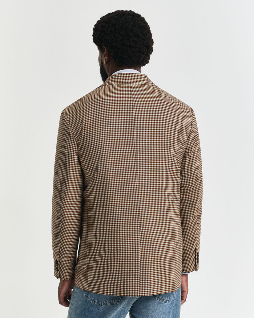Relaxed Fit Gingham Sakko mit Karomuster