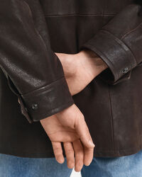 Decker Jacke aus Nubukleder