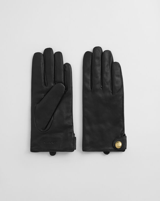 Gekn&ouml;pfte Lederhandschuhe