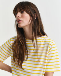 Breton Striped T-Shirt-Kleid