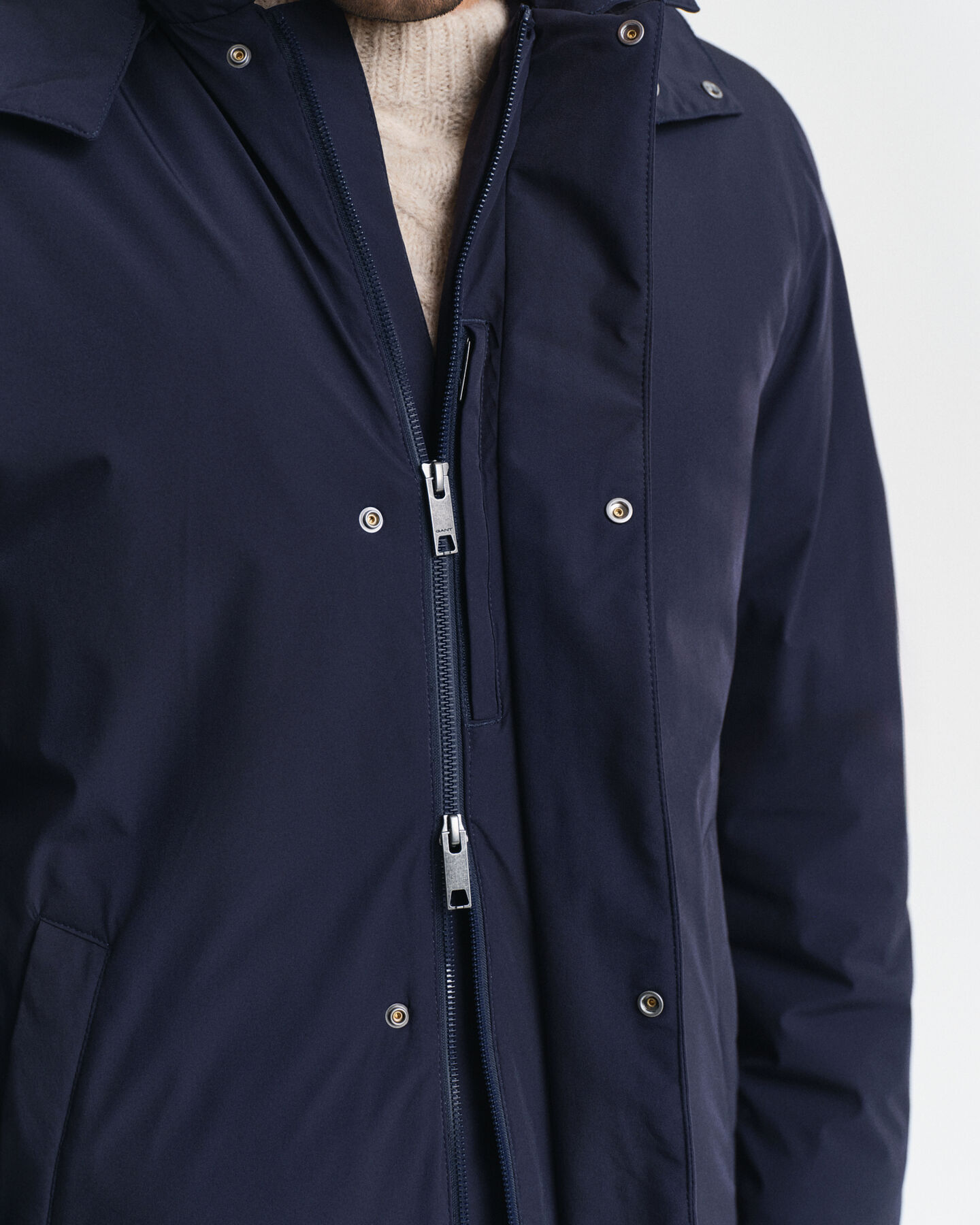 Wattierter Kurzmantel