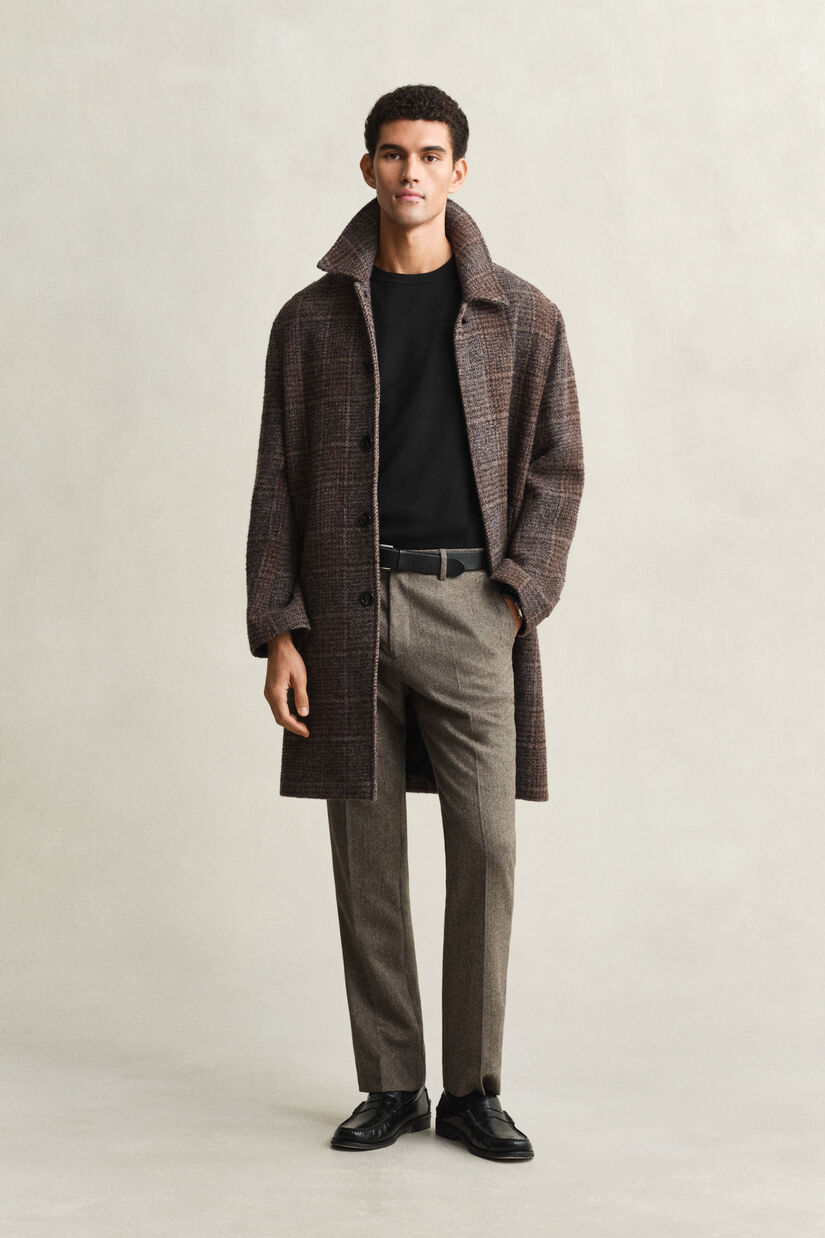 Rundhalspullover aus Baumwolle