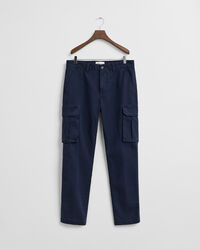 Regular Fit Cargohose aus Baumwolltwill