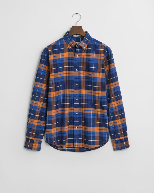 Regular Fit Classic Oxford-Hemd mit Karomuster