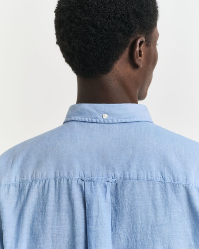 Relaxed Fit Indigo Chambray Hemd