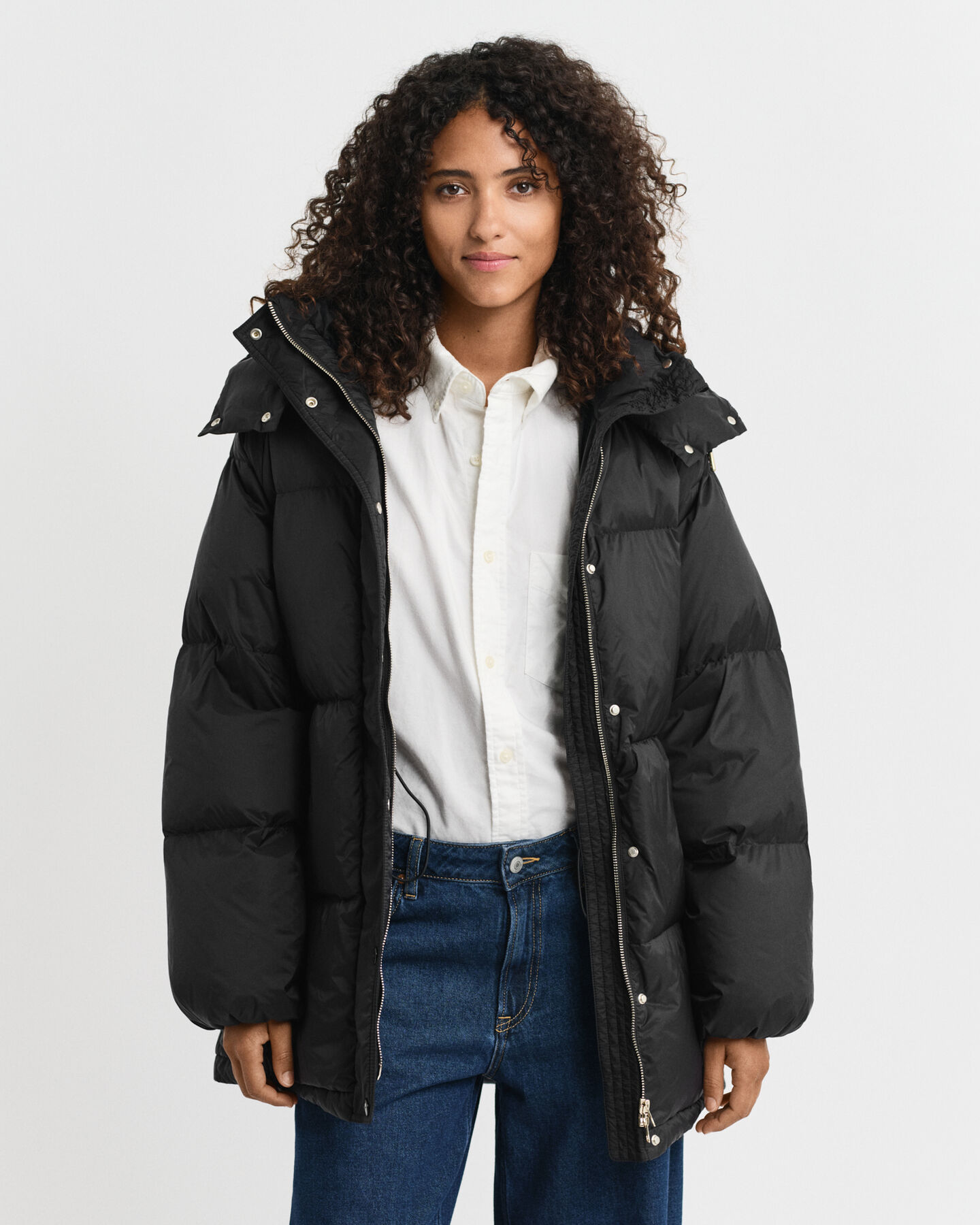 Mittellange Daunenjacke