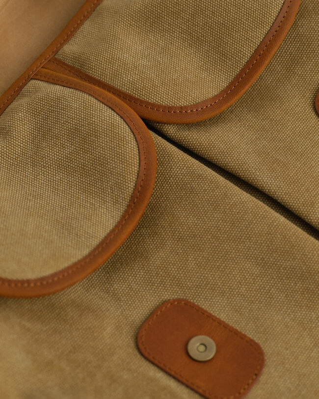 Fishing Tasche aus gewaschenem Canvas