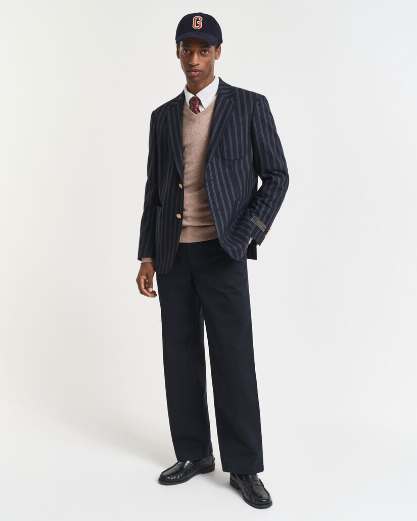 Superfine Lambswool V-Neck Pullover