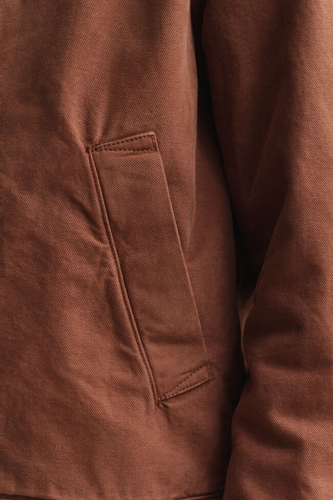Jacke aus Baumwollcanvas