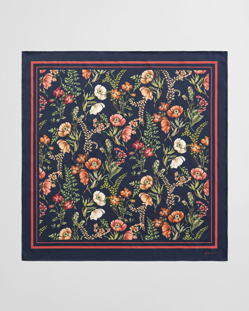 Seidentuch mit Blumenprint