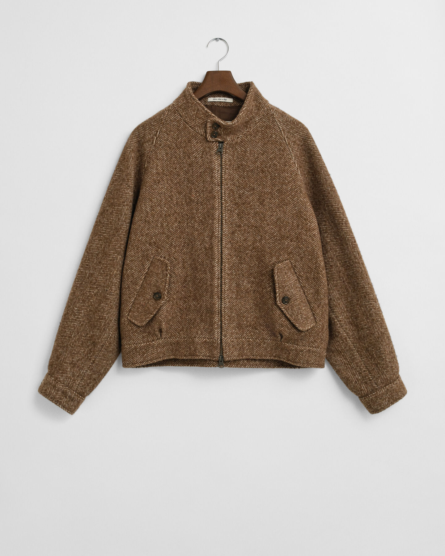 Harrington Jacke aus Wolle