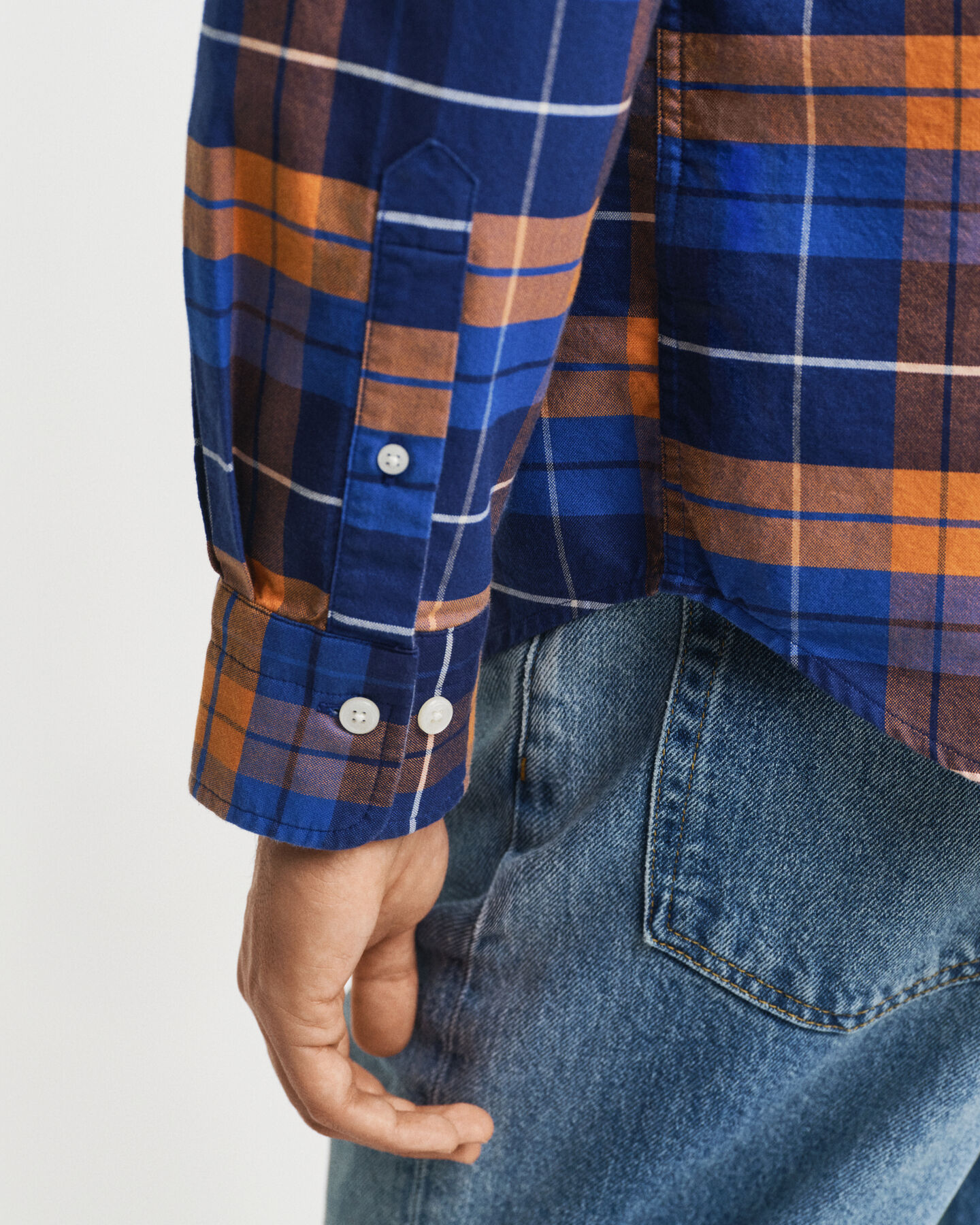 Regular Fit Classic Oxford-Hemd mit Karomuster