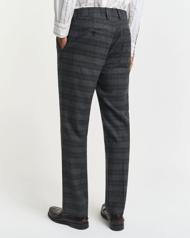 Slim Fit Glen Check Anzughose