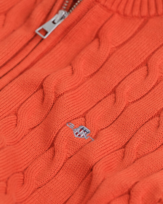 Teens Zopfstrick Troyer aus Baumwolle