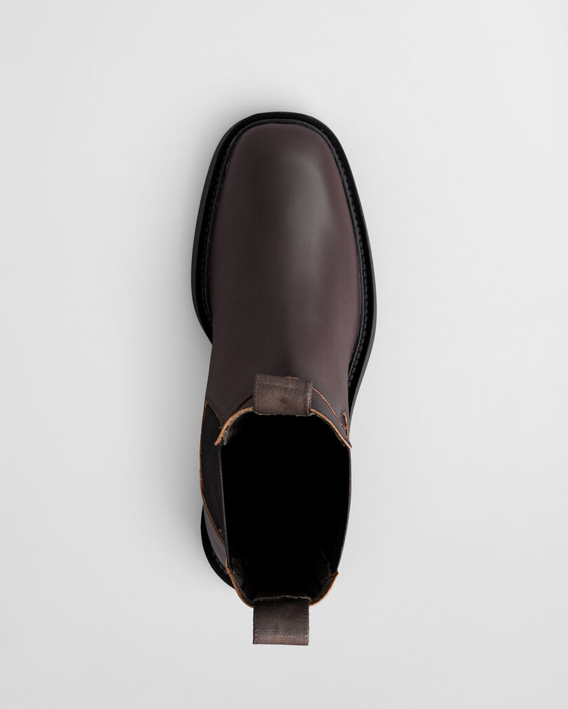 Mittelhoher Fallwi Lederstiefel