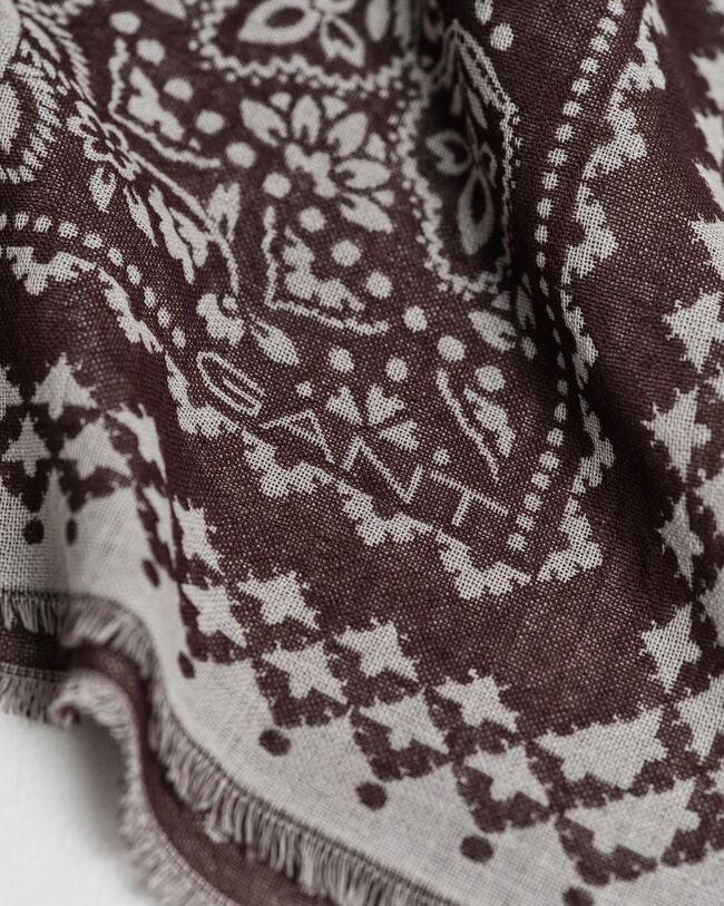 Paisley Schal aus Merinowolle