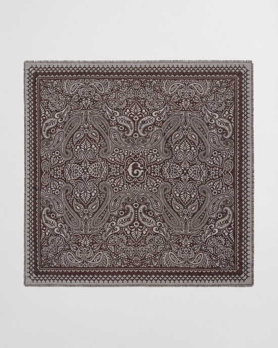 Paisley Schal aus Merinowolle